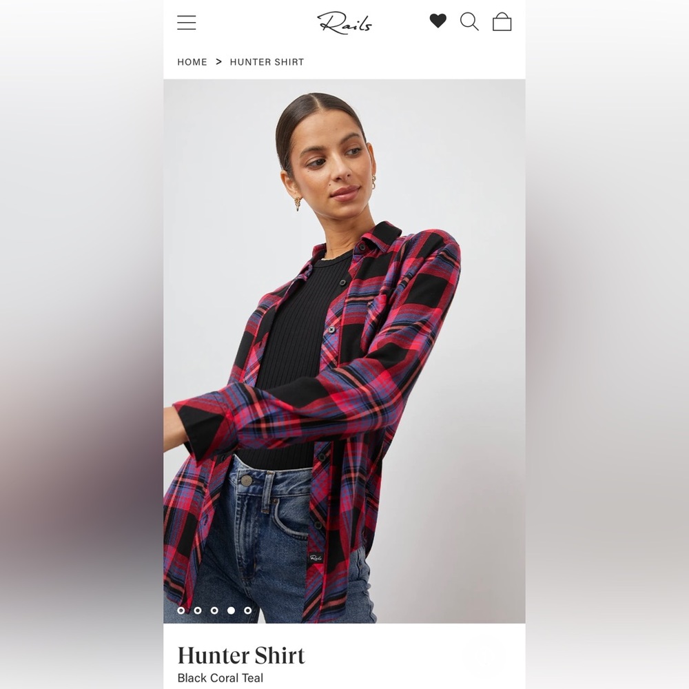 RAILS NWOT Hunter Shirt, Size: S